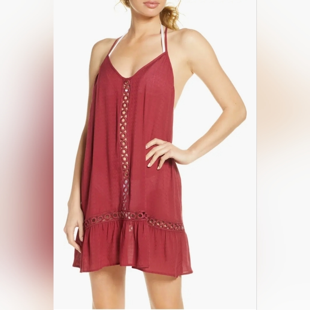 ❤️ NWT! CHELSEA28 EMILEE TASSEL COVER-UP DRESS, SMALL - Picture 3 of 11